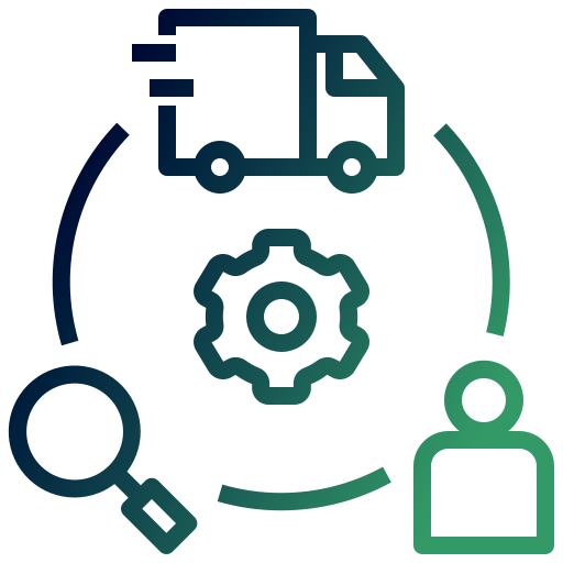 Supply Chain Optimization Service Icon